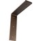 Ekena Millwork Hamilton Steel Bracket, Hammered Dark Bronze 2"W x 8"D x 8"H BKTM02X08X08HAHDB - alternate 1